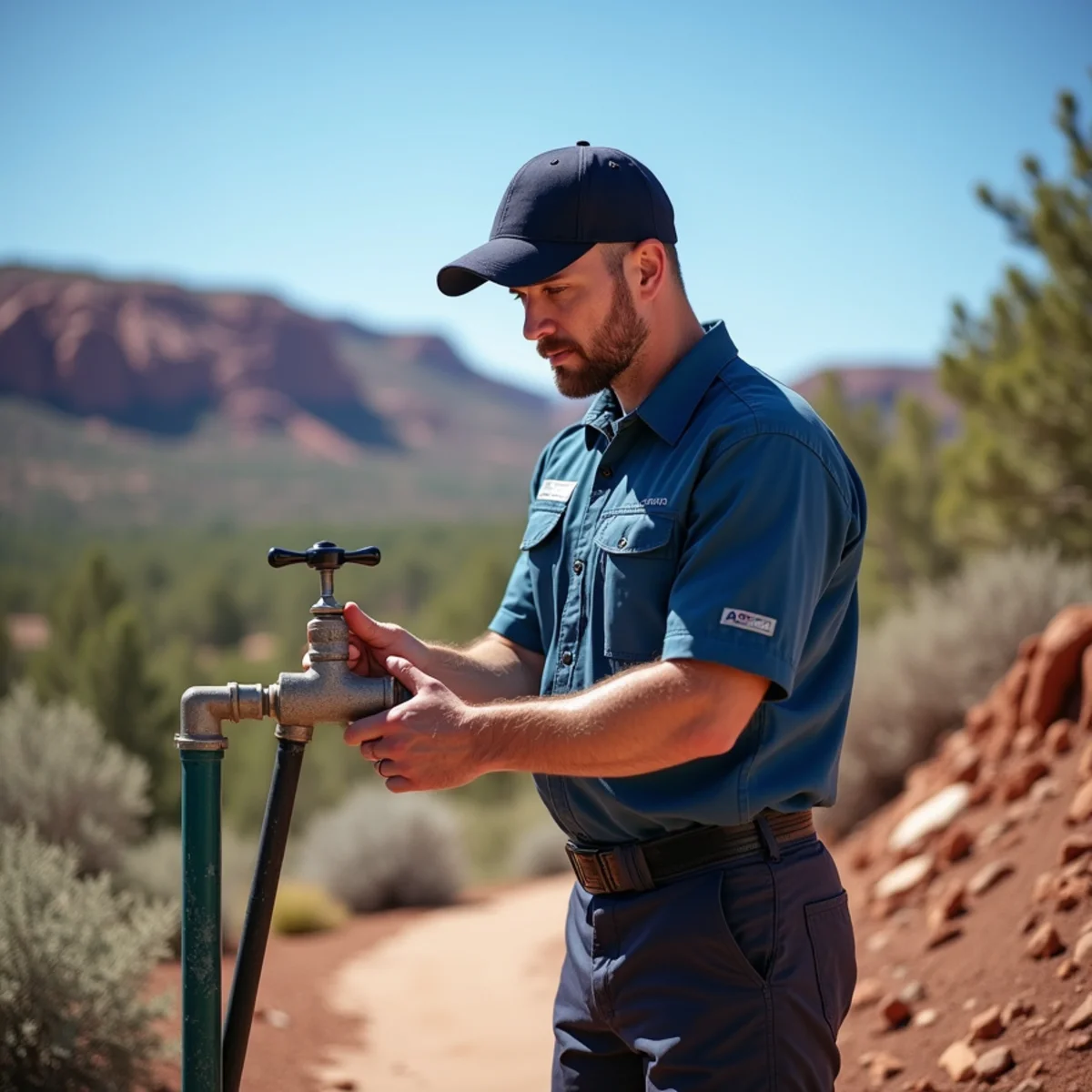 Licensed plumber servicing a home in Castle Pines, CO