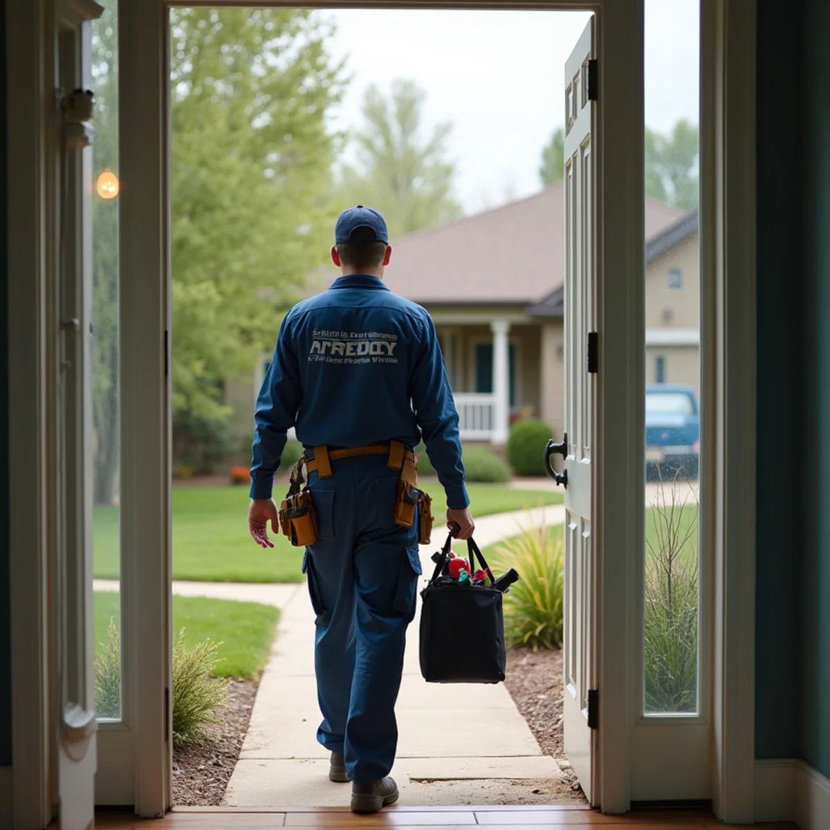 Licensed plumber servicing a home in Centennial, CO