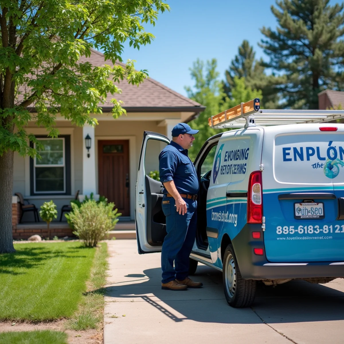 Licensed plumber servicing a home in Louisville, CO
