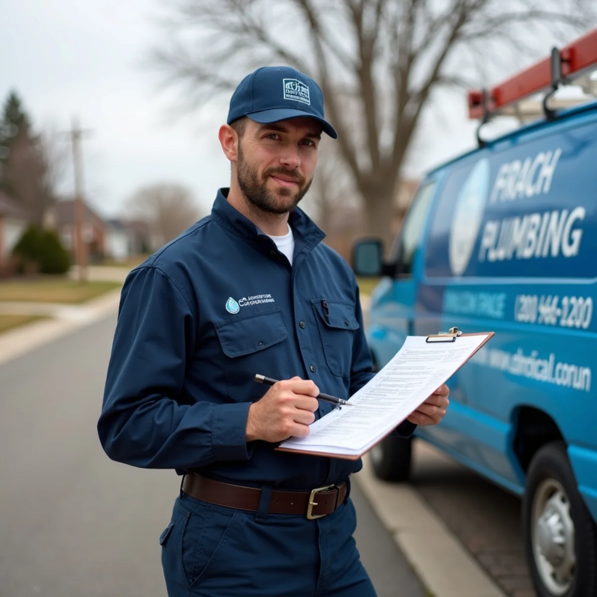 Licensed plumber servicing a home in Meridian, CO