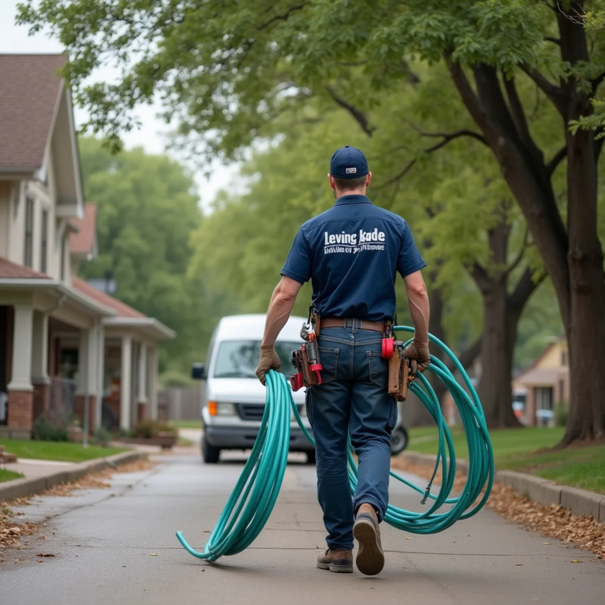 Licensed plumber servicing a home in Pueblo, CO