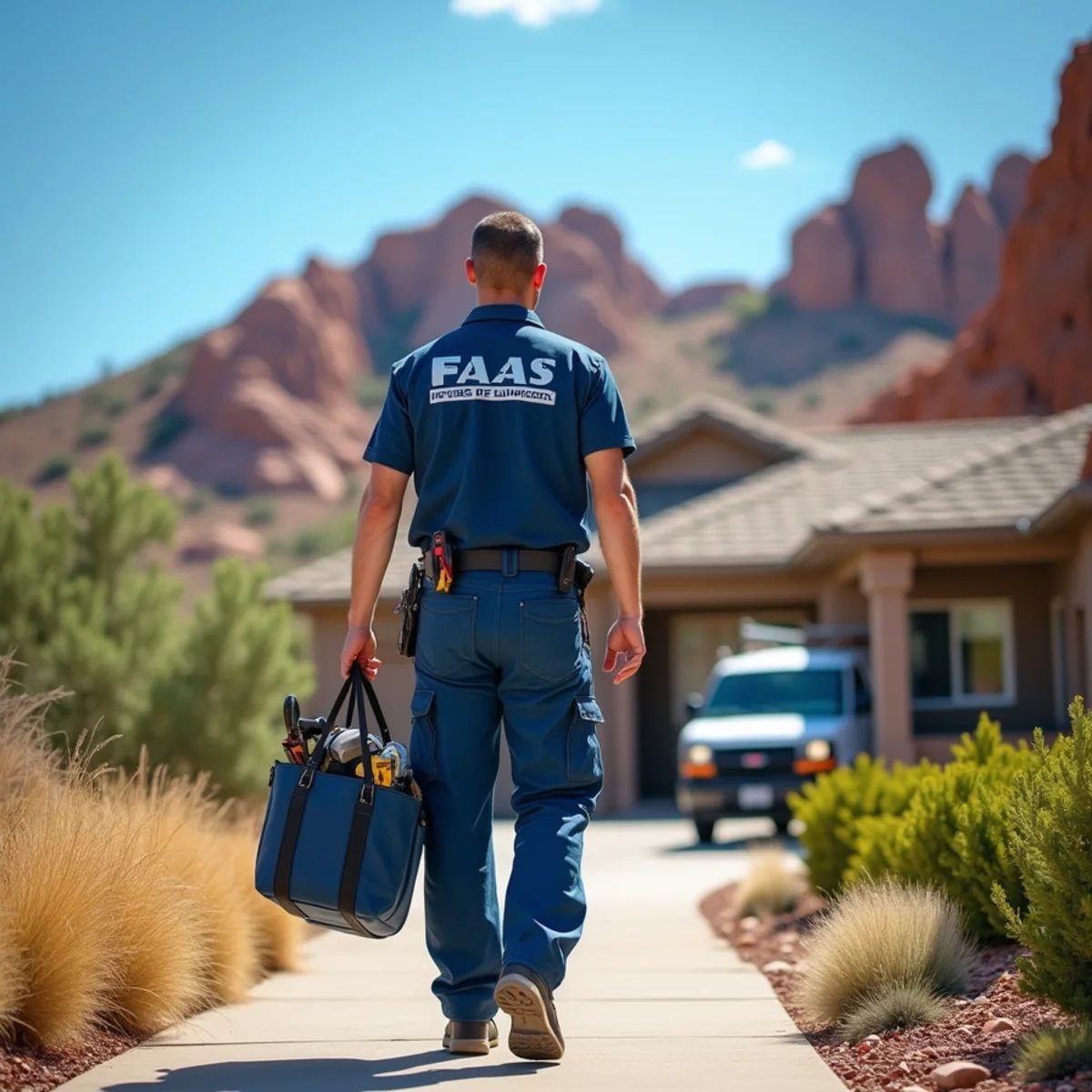 Licensed plumber servicing a home in Roxborough Park, CO
