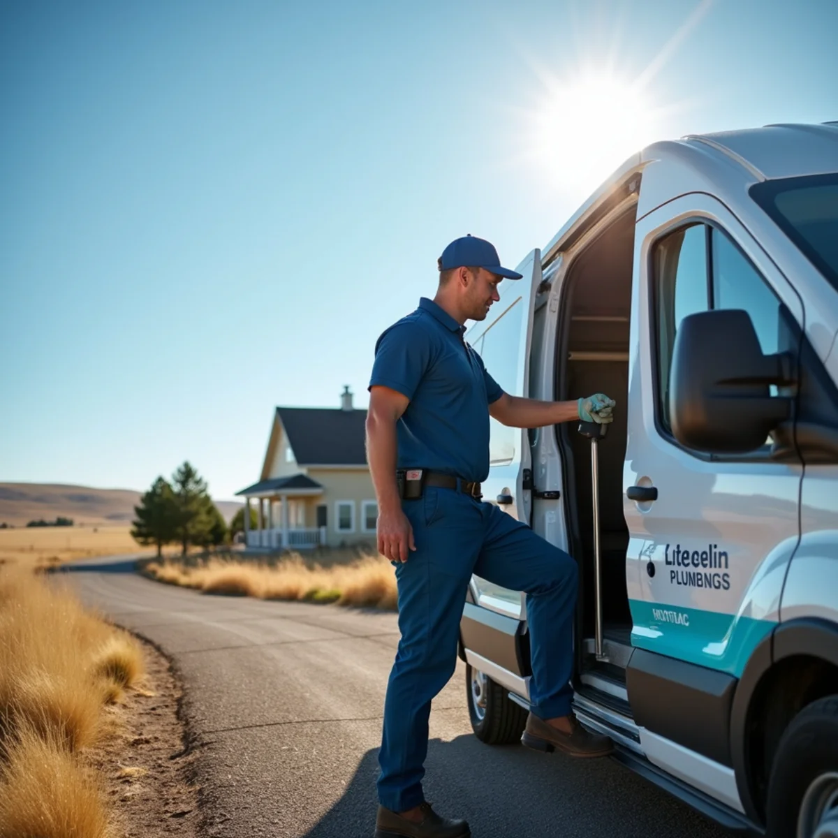 Licensed plumber servicing a home in The Pinery, CO